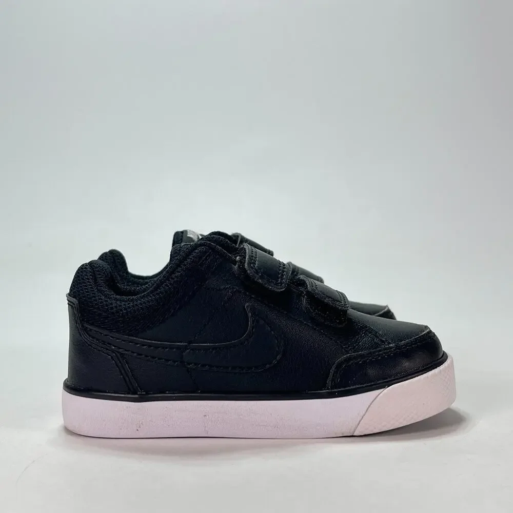 Nike Capri 3 LTR TDV Black White Casual Toddlers Sneakers 579949-014 Kids Sz 6C